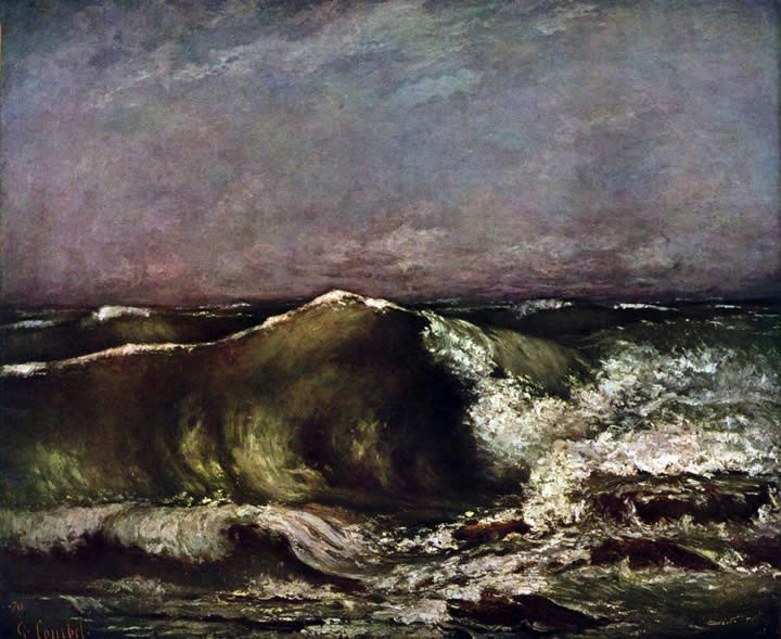 Gustave Courbet The wave